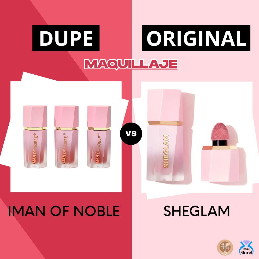 RUBOR EN LIQUDO CON APLICADOR ESPONJA MULTIUSOS IMAN OF NOBLE 8G (DUPE DE SHEGLAM)