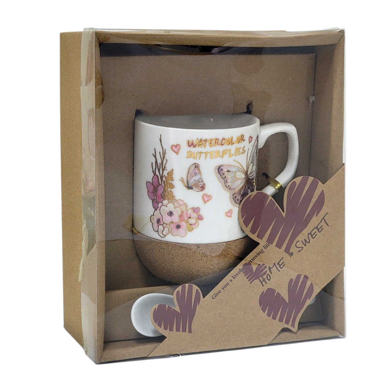 SET DE TAZA DE REGALO PARA MAMÁ CON BASE DE CORCHO