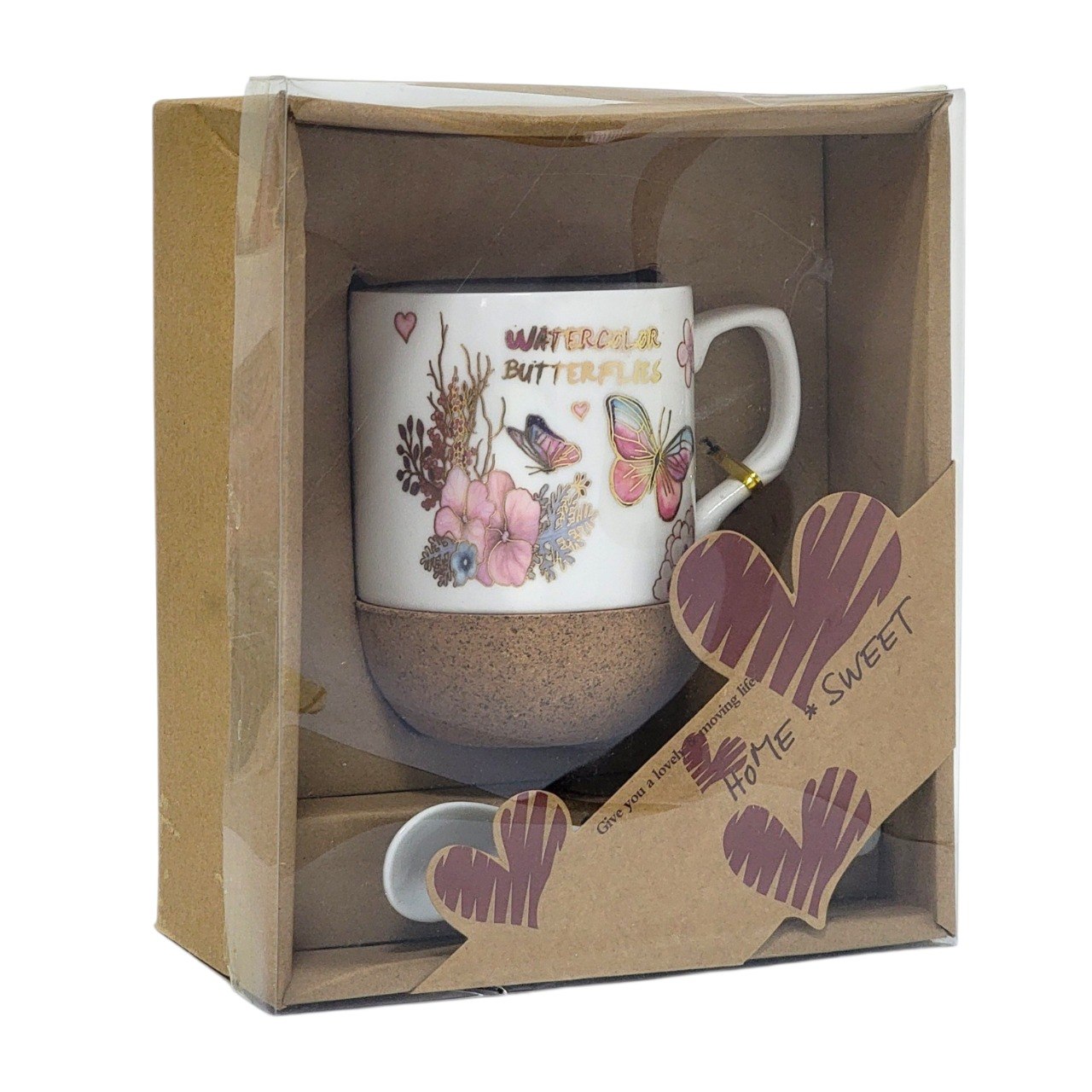 SET DE TAZA DE REGALO PARA MAMÁ CON BASE DE CORCHO