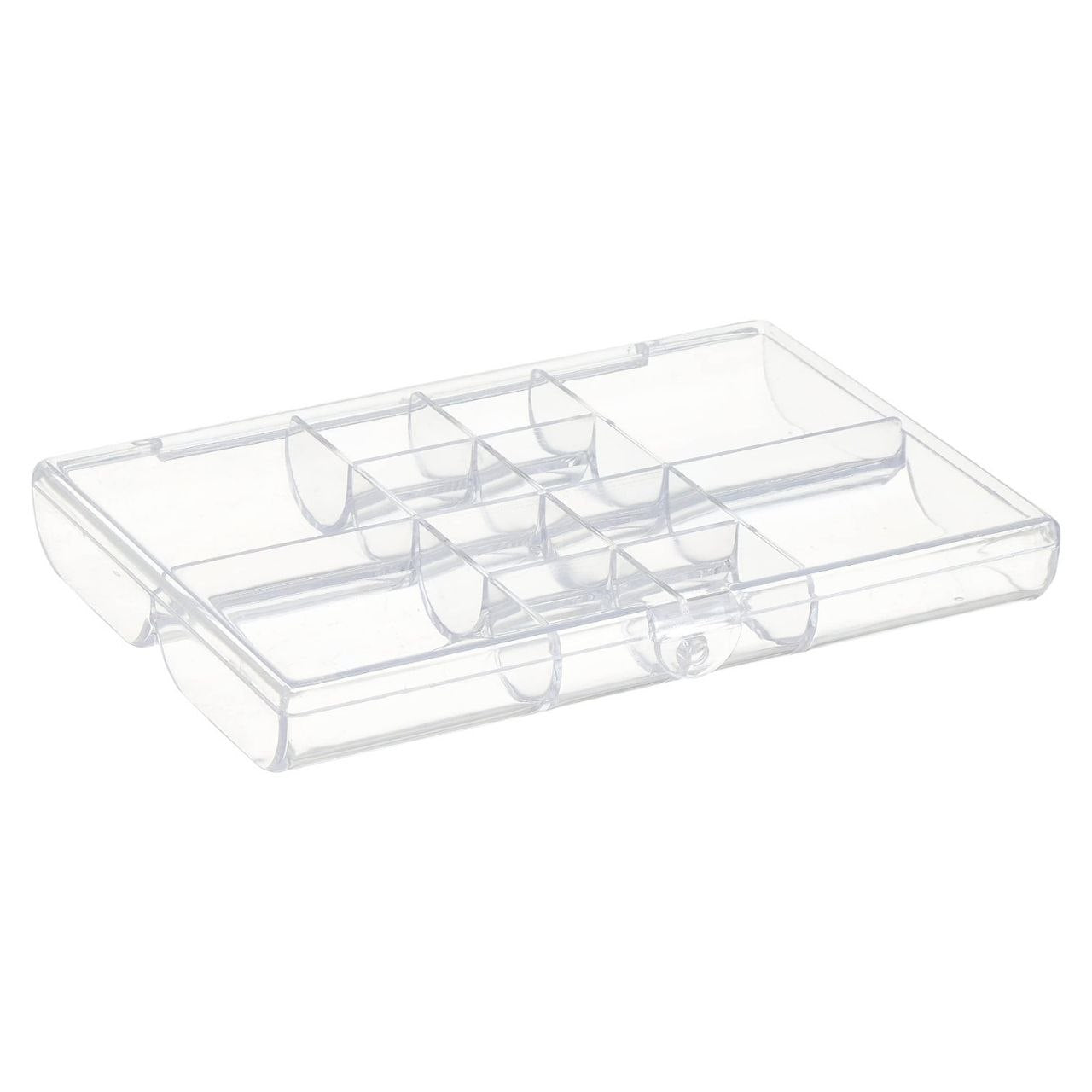 ORGANIZADOR DE JOYAS DE ACRILICO TRANSPARENTE 19X12CM