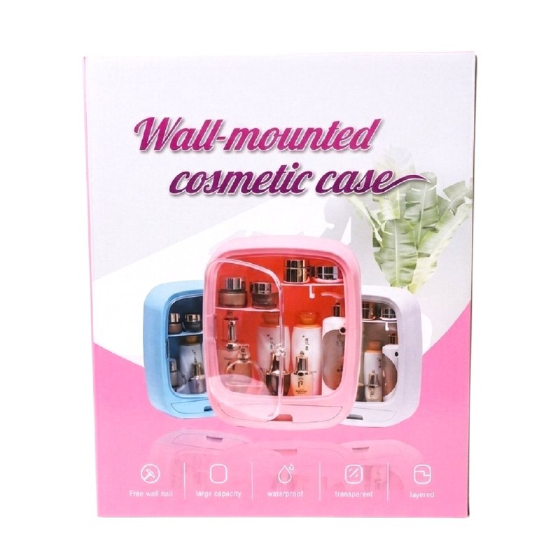 ORGANIZADOR ESTUCHE DE COSMETICOS DE PARED 13x4x11CM