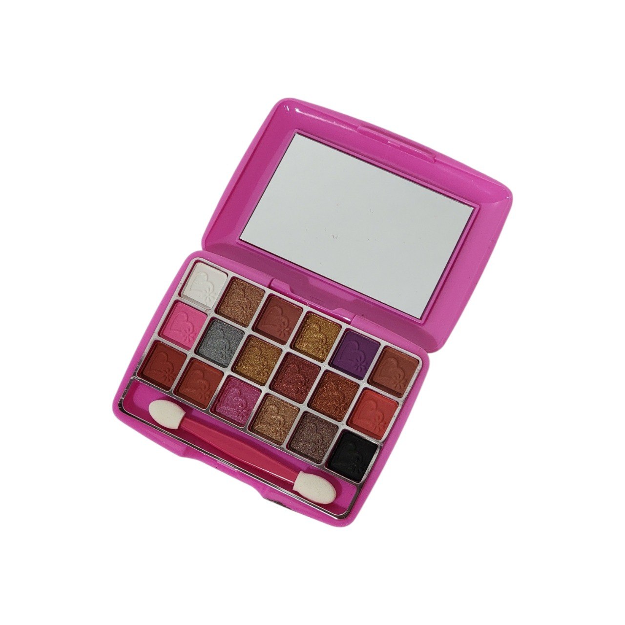 PALETA DE SOMBRAS DE OJOS CON EFECTO MATE 10 PALETAS DE 18 TONOS YH BEJA COSMETICS  6X10X14CM