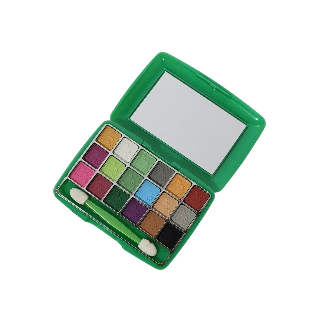PALETA DE SOMBRAS DE OJOS CON EFECTO MATE 10 PALETAS DE 18 TONOS YH BEJA COSMETICS  6X10X14CM