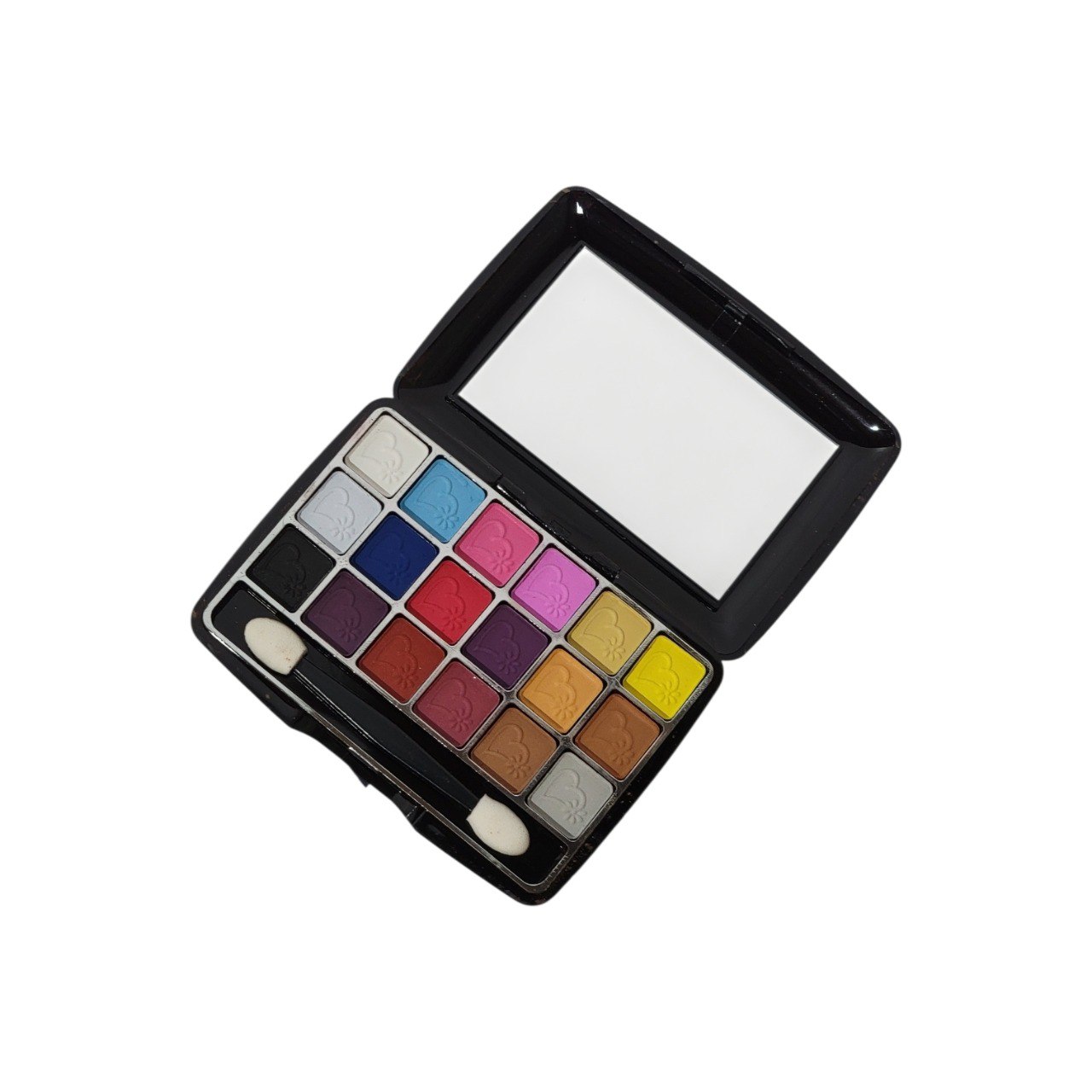 PALETA DE SOMBRAS DE OJOS CON EFECTO MATE 10 PALETAS DE 18 TONOS YH BEJA COSMETICS  6X10X14CM