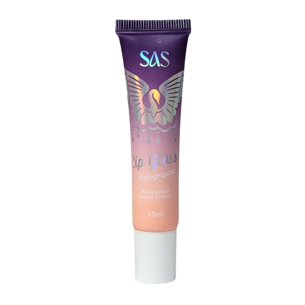 BRILLO LABIAL CON ACABADO HOLOGRAFICO SAS 15ML