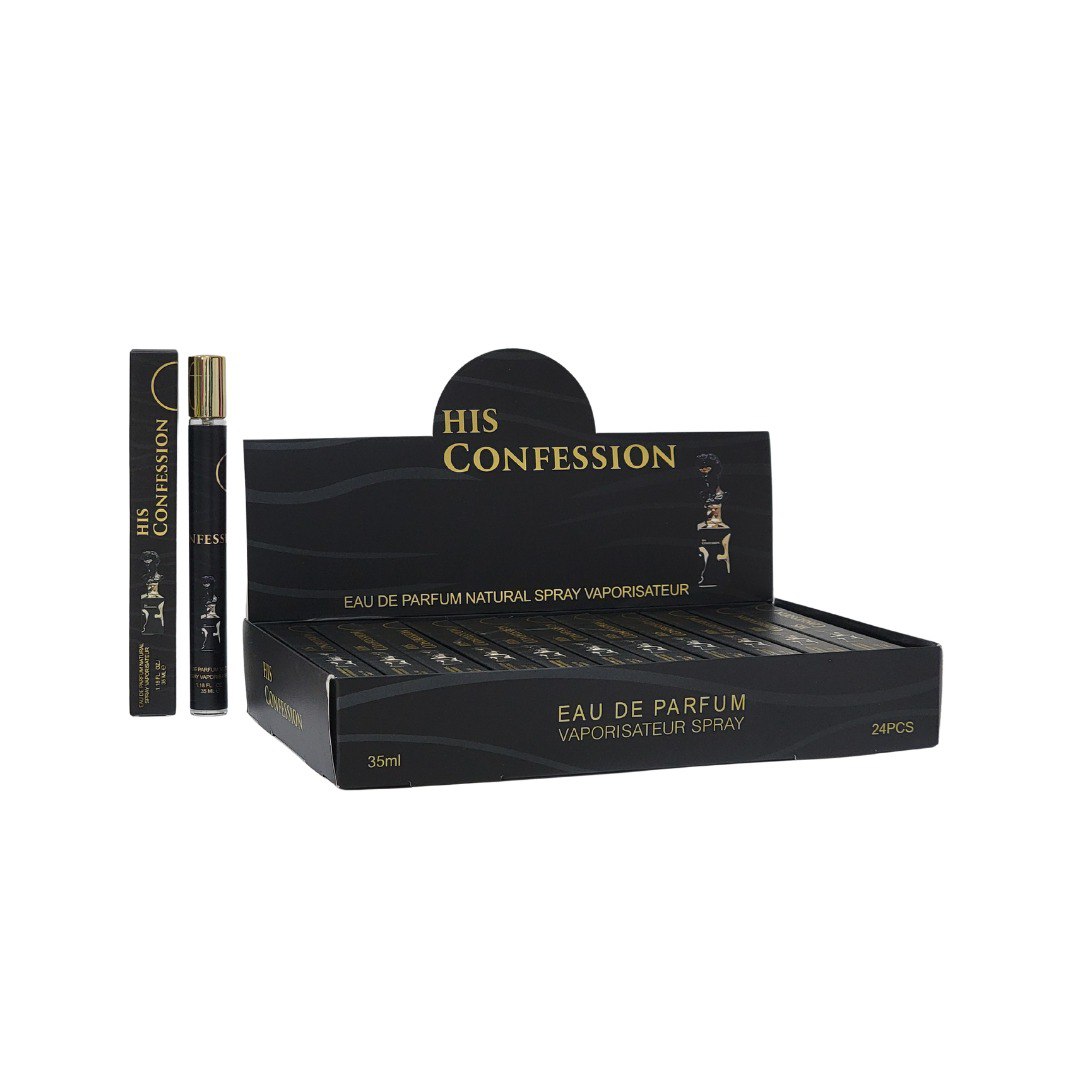 PERFUME EN TUBO HIS CONFESSION EDP 35ML (H) (AROMA INSPIRADO EN LATTAFA HIS CONFESSION)