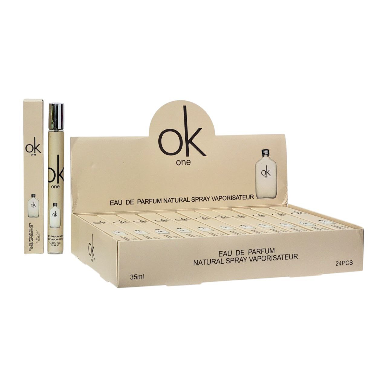 PERFUME EN TUBO OK ONEEDP 35ML (U) (AROMA INSPIRADO EN CALVIN KLEIN ONE)