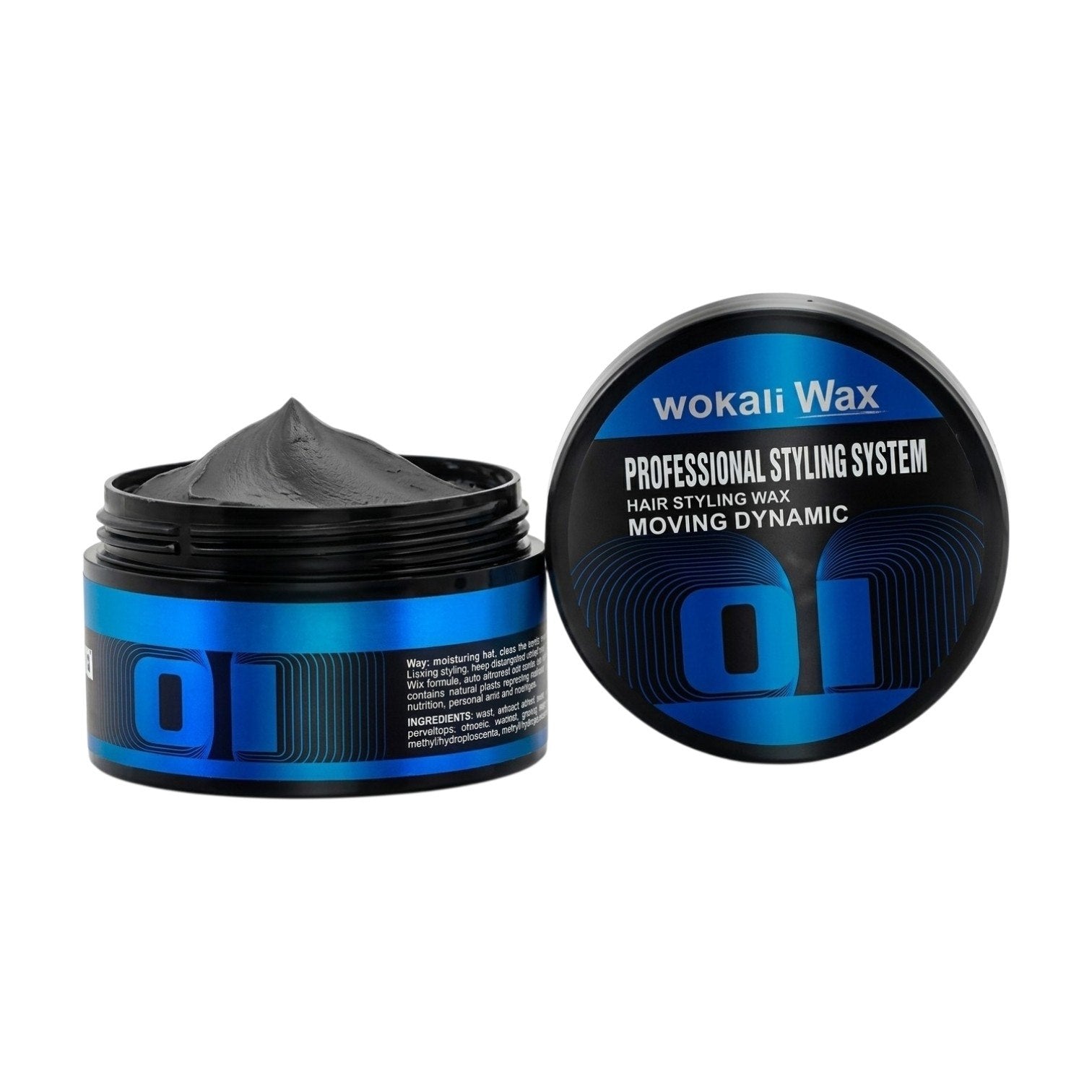 CERA PARA EL CABELLO DE ALTA FIJACION ACABADO SEMI-MATE WOKALI WAX 130G