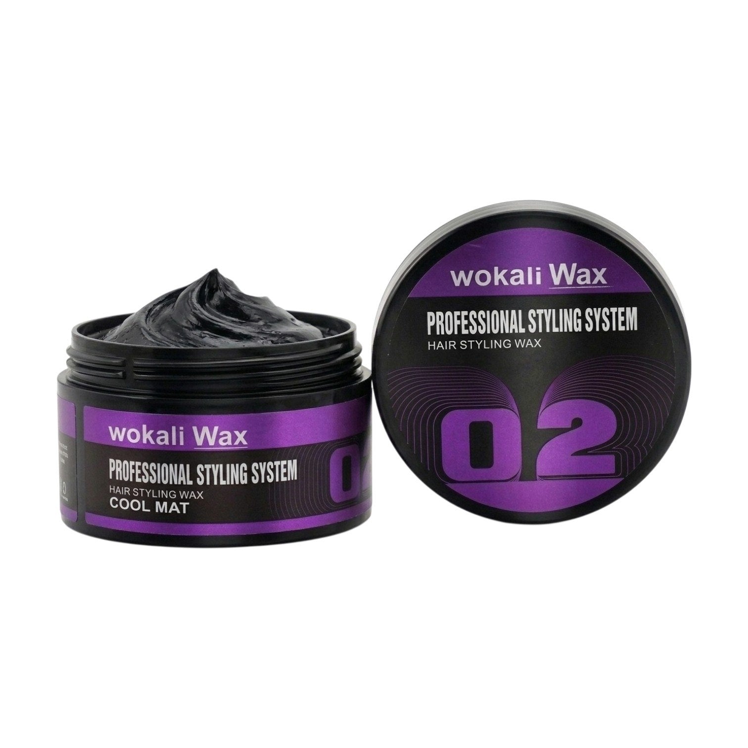 CERA PARA EL CABELLO DE ALTA FIJACION ACABADO SEMI-MATE WOKALI WAX 130G