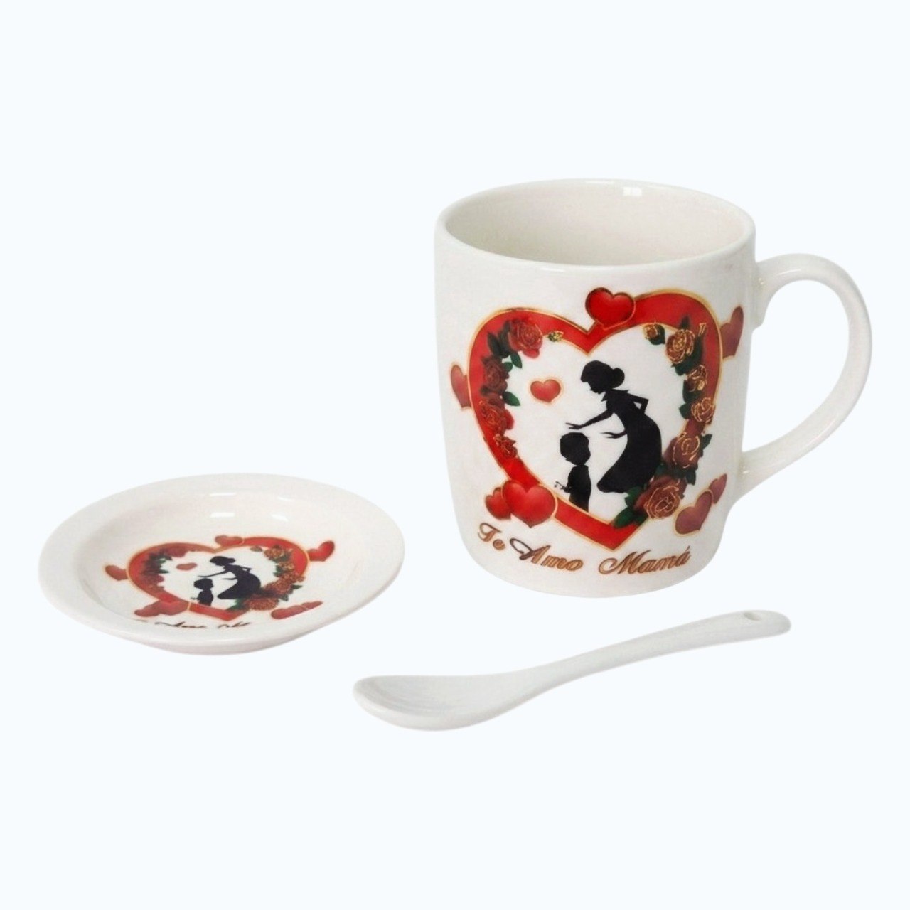 SET DE TAZA DE REGALO DE DIA DE LA MADRE 3PCS BENELI HOME
