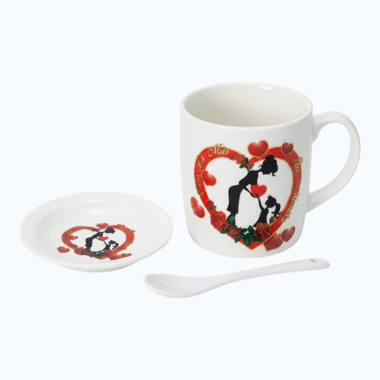 SET DE TAZA DE REGALO DE DIA DE LA MADRE 3PCS BENELI HOME