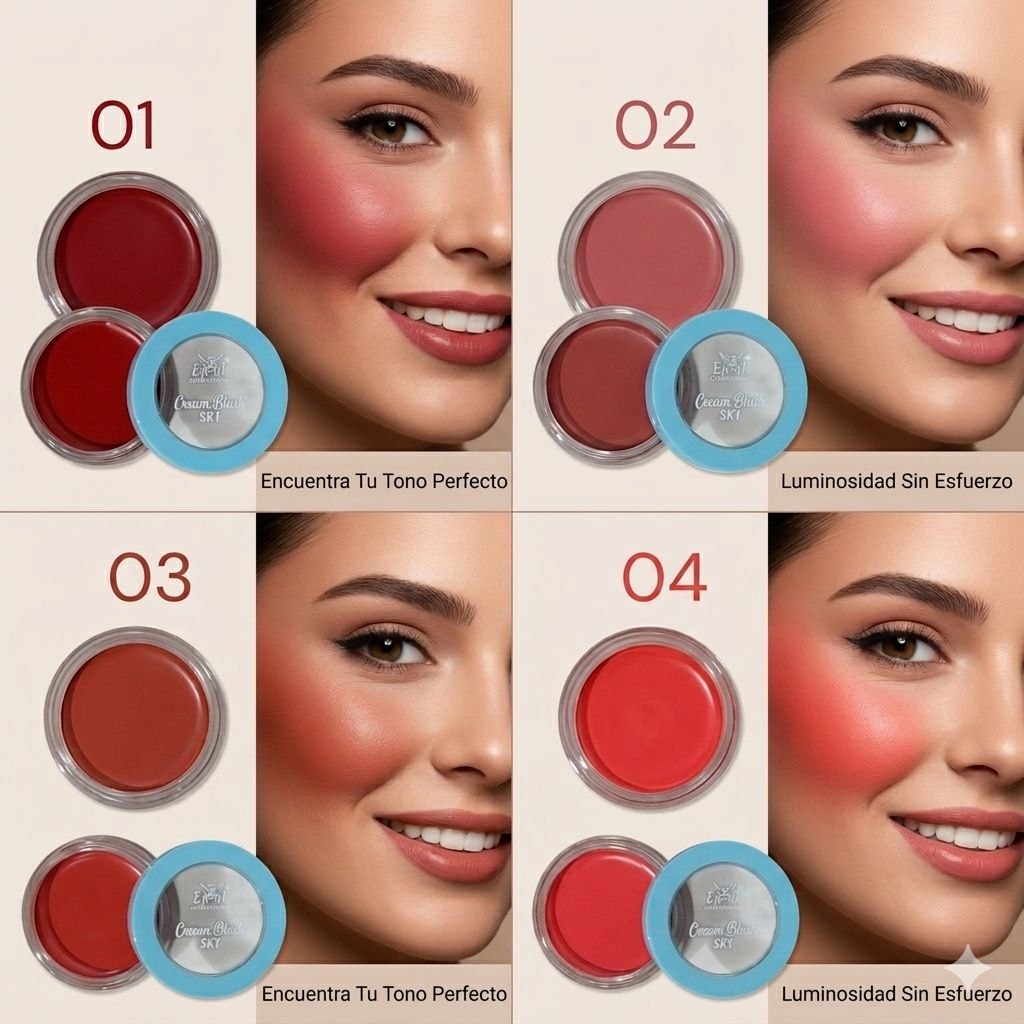 RUBOR EN CREMA PARA PIELES MIXTAS HIDRATANTE ENGOL COLLECTIONS 6.5G
