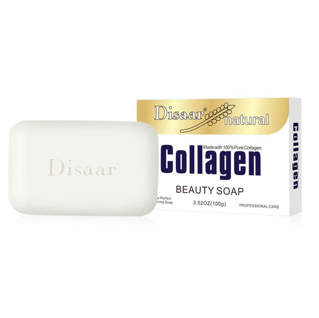 JABON FACIAL ANTIMANCHAS BLANQUEADOR CON COLAGENO DISAAR 100G