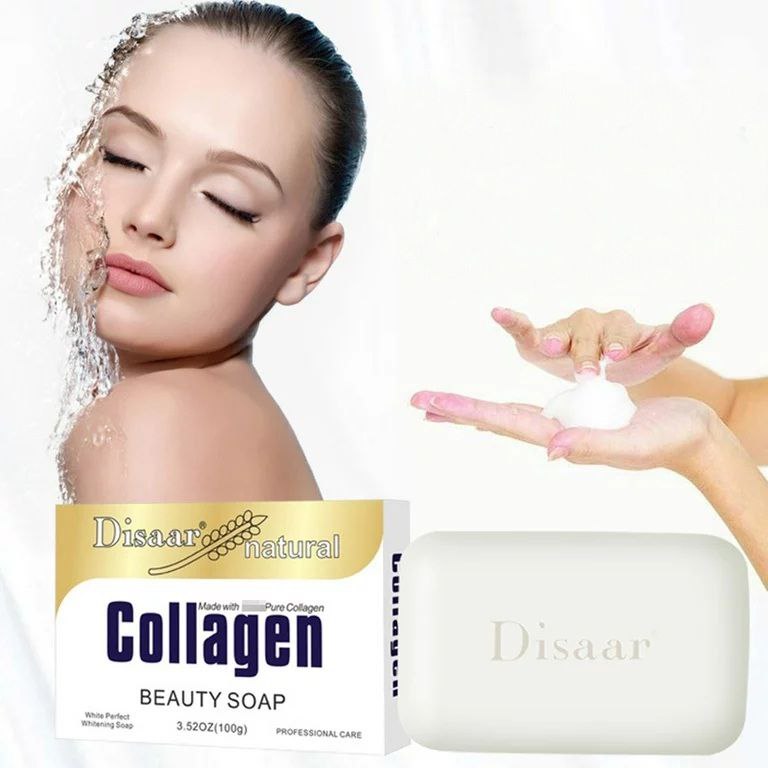 JABON FACIAL ANTIMANCHAS BLANQUEADOR CON COLAGENO DISAAR 100G