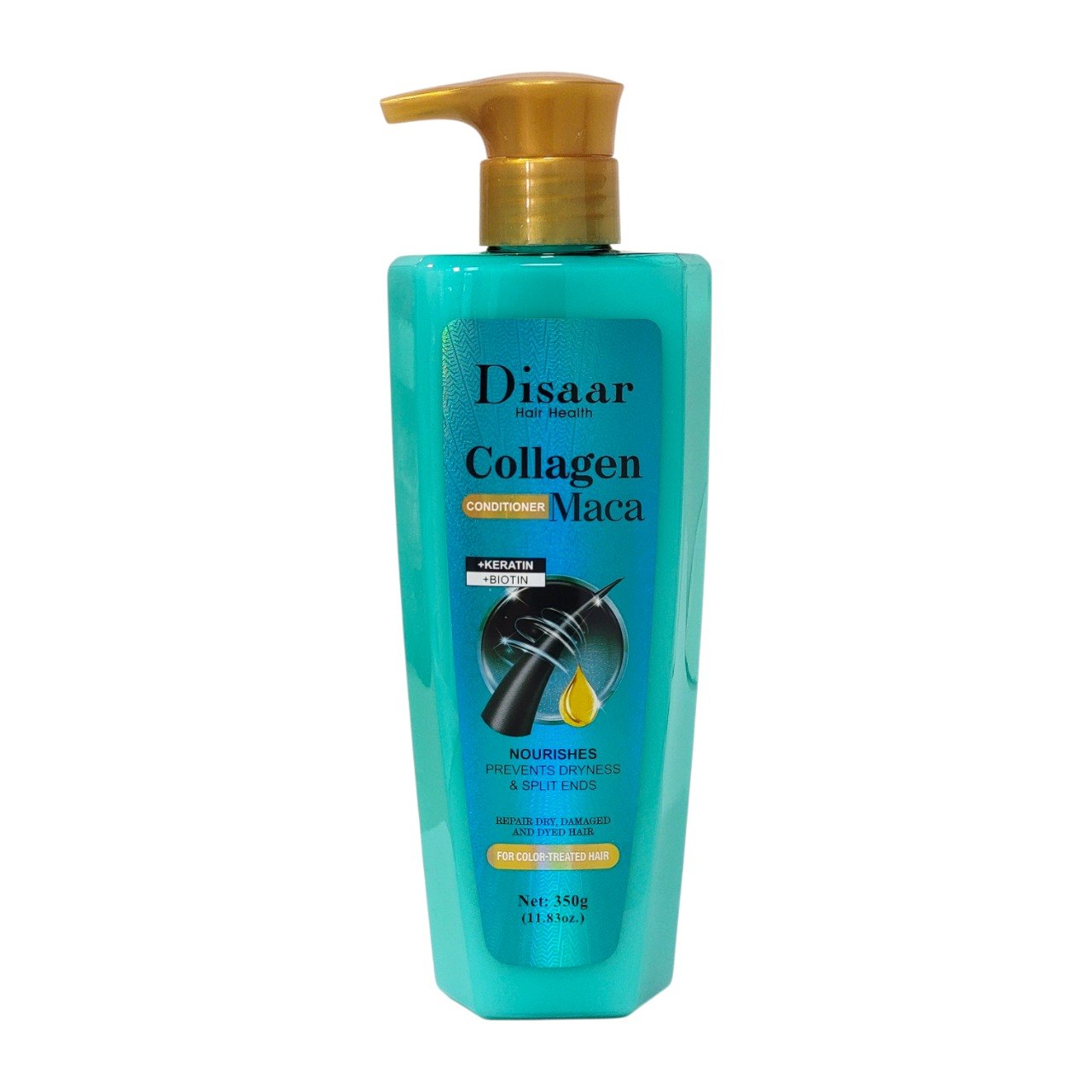 ACONDICIONADOR DE REPARACIÓN PROFUNDA PARA CABELLO DAÑADO CON COLAGENO Y MACA DISAAR 350G