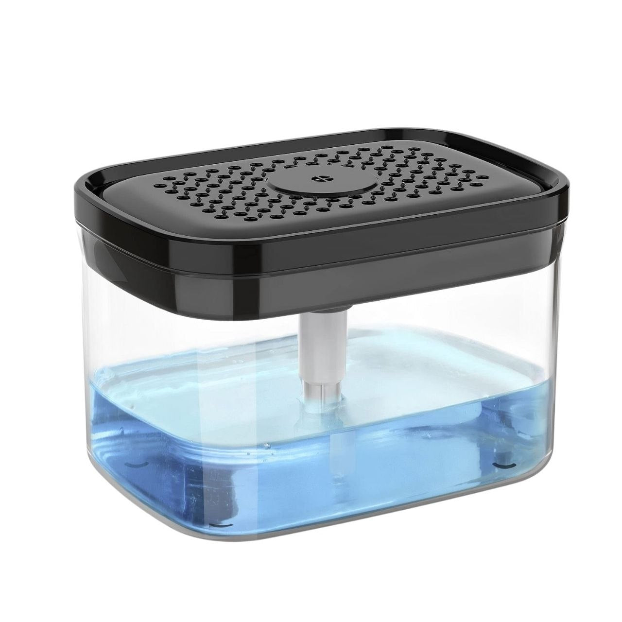 DISPENSADOR DE JABON LIQUIDO Y PORTA ESPONJA 385ML