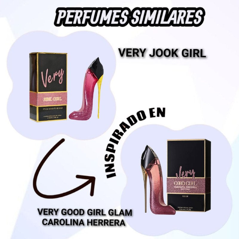 VERY JOOK GIRL ITS SO GOOD TO BE BAD EDP 85ML (M) (AROMA SIMILAR CAROLINA HERRERA GOOD GIRL VERY GLAM EDP)
