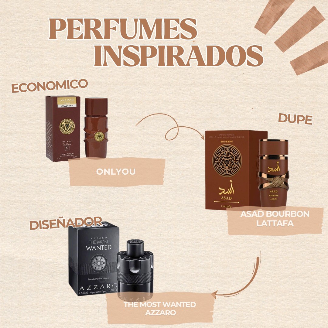 ONLYOU MINI PERFUME ECONOMICO ARABE 30ML (H) (AROMA SIMILAR LATTAFA ASAD BOURBON)