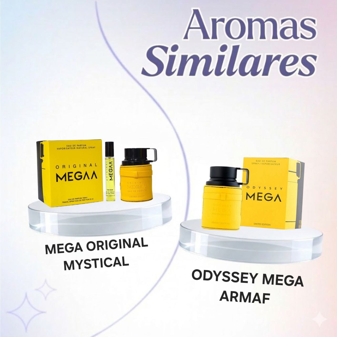 SET MYSTICAL ORIGINAL MEGAA EDP100ML EDP 20ML (H) (AROMA SIMILAR A ARMAF ODYSSEY MEGA)