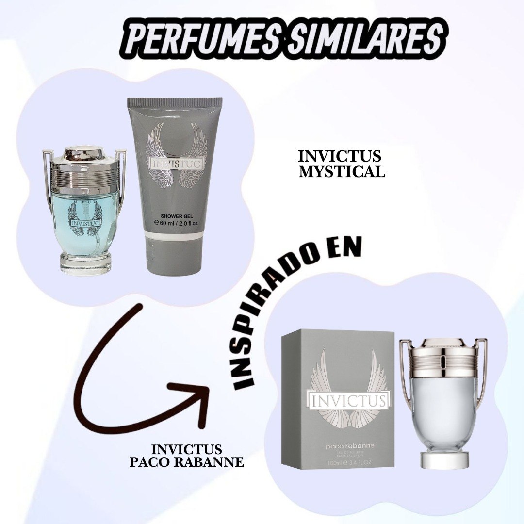 SET MYSTICAL INVICTUS EDP 30ML GEL DE DUCHA 60ML (H) (AROMA SIMILAR A PACO RABANNE INVICTUS)