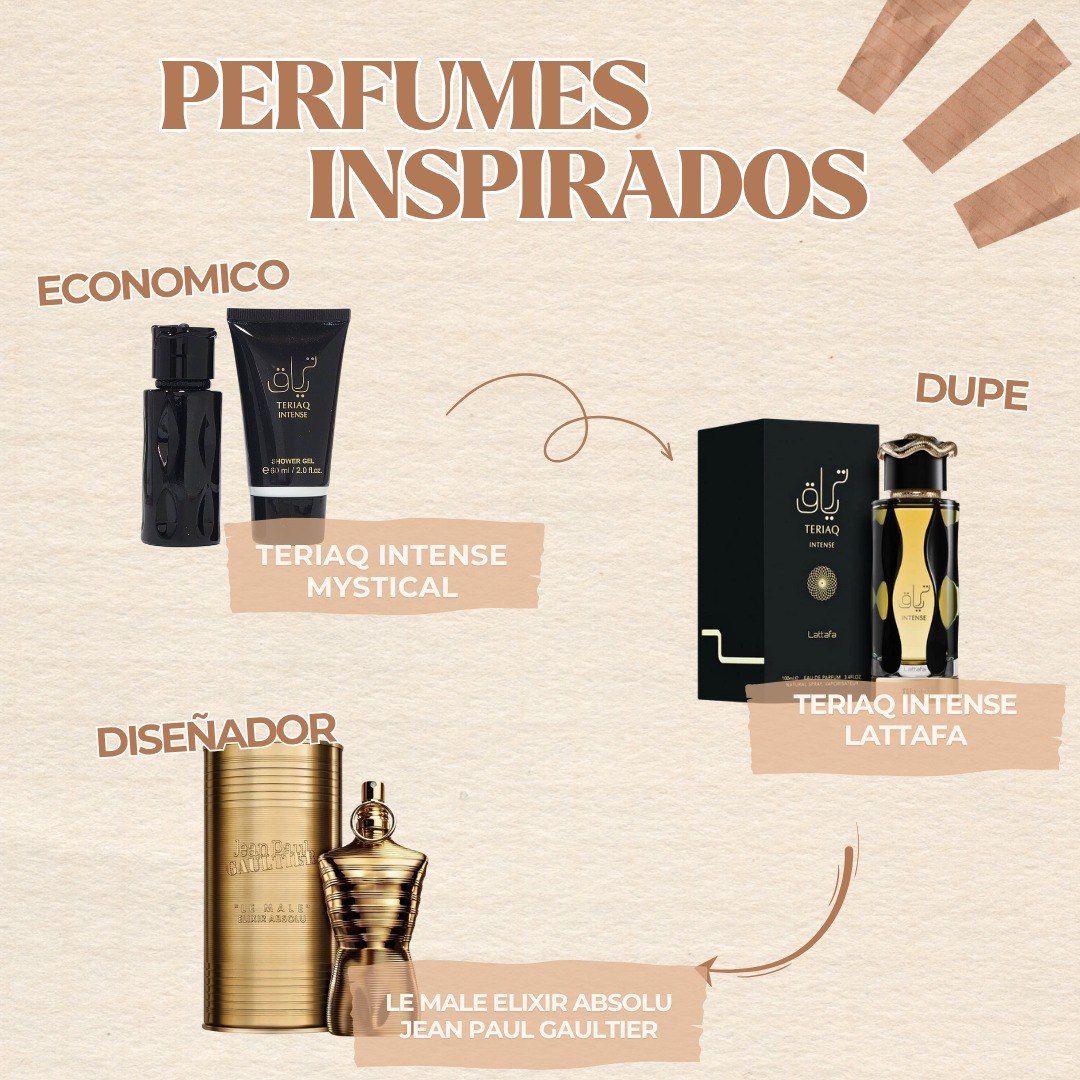 SET MYSTICAL TERIAQ INTENSE EDP 30ML GEL DE DUCHA 60ML (H) (AROMA SIMILAR A LATTAFA TERIAQ INTENSE)
