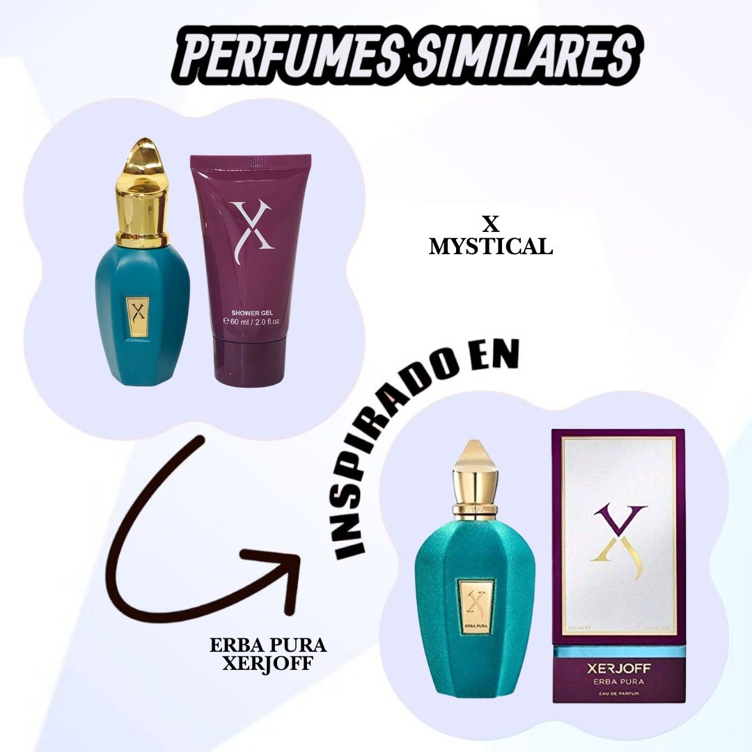 SET MYSTICAL X EDP 30ML GEL DE DUCHA 60ML (U) (AROMA SIMILAR A XERJOFF ERBA PURA)