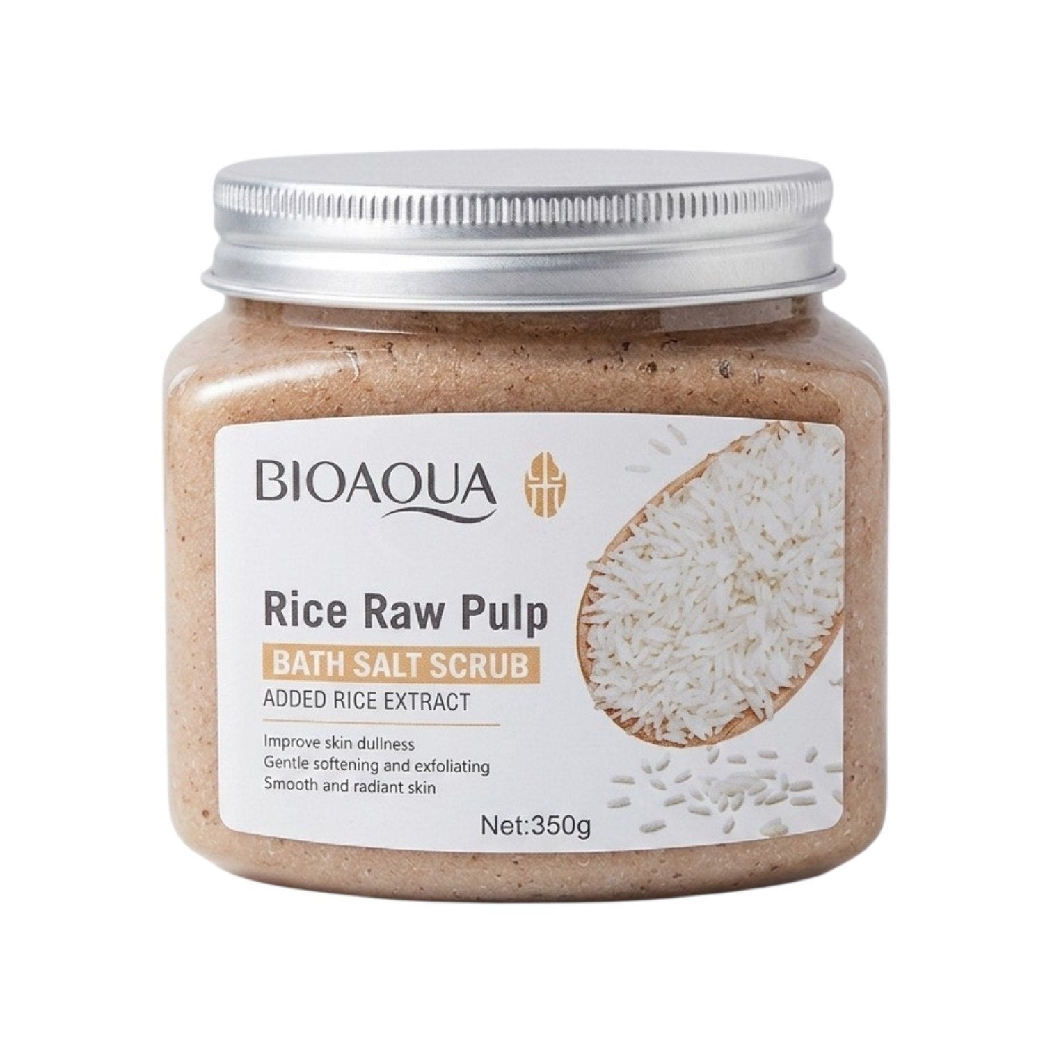 EXFOLIANTE CORPORAL SUAVE CON EXTRACTO DE PULPA CRUDA DE ARROZ SADOER 350G