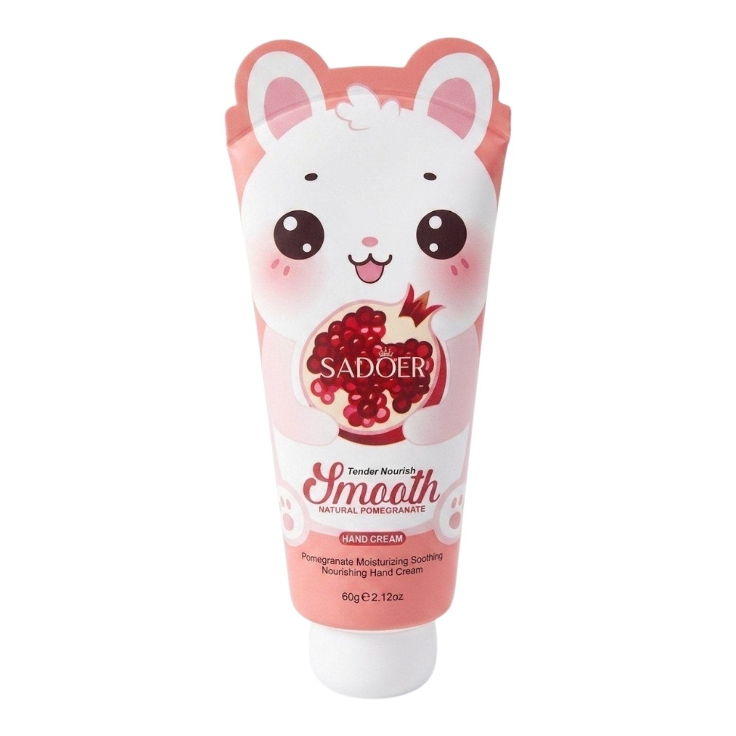 CREMA PARA MANOS HIDRATANTE CON EXTRACTO NATURAL DE GRANADA SADOER 60G