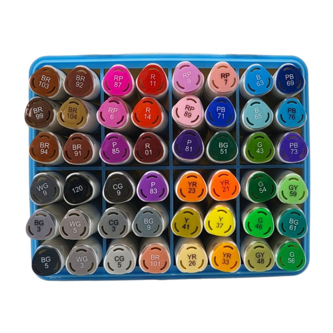 SET DE MARCADORES DE DOBLE PUNTA INFANTILES DE TINTA LAVABLE 48UND PAILE