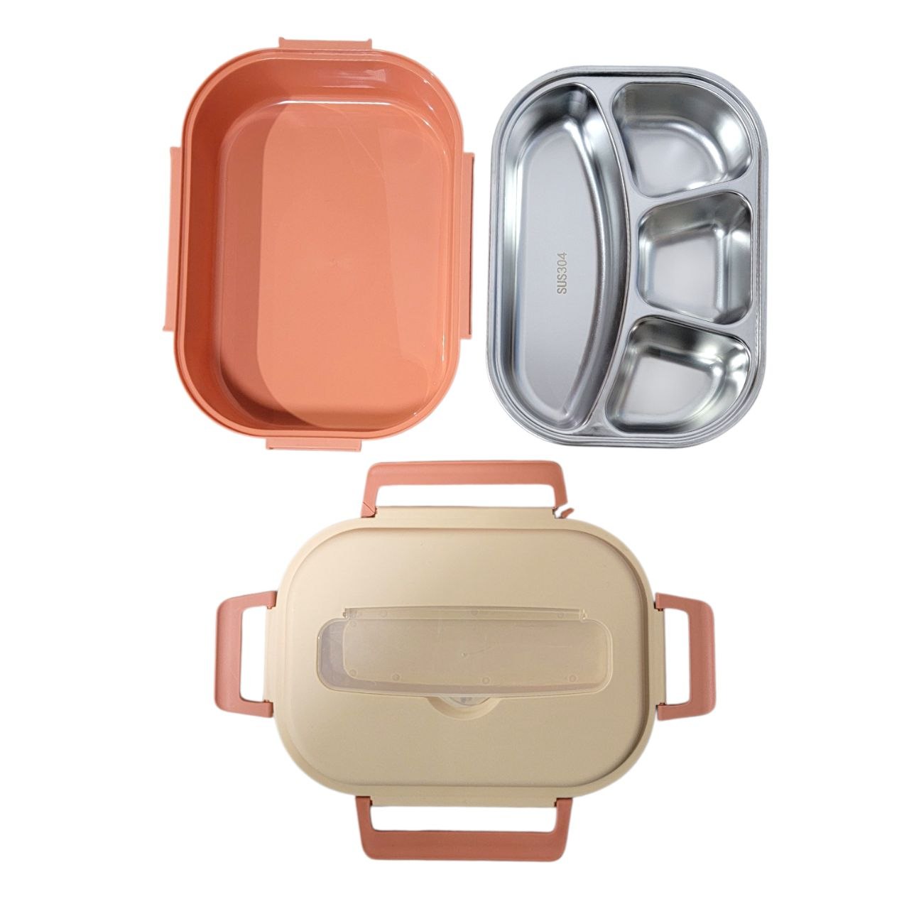 RECIPIENTE PANA PARA ALIMENTOS TERMICA DE ACERO INOXIDABLE 6X10X14CM