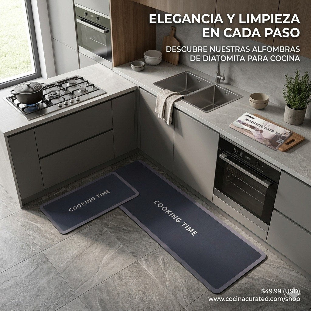 ALFOMBRA ANTIDESLIZANTE DE DIATOMITA 2PCS JIAERMEI