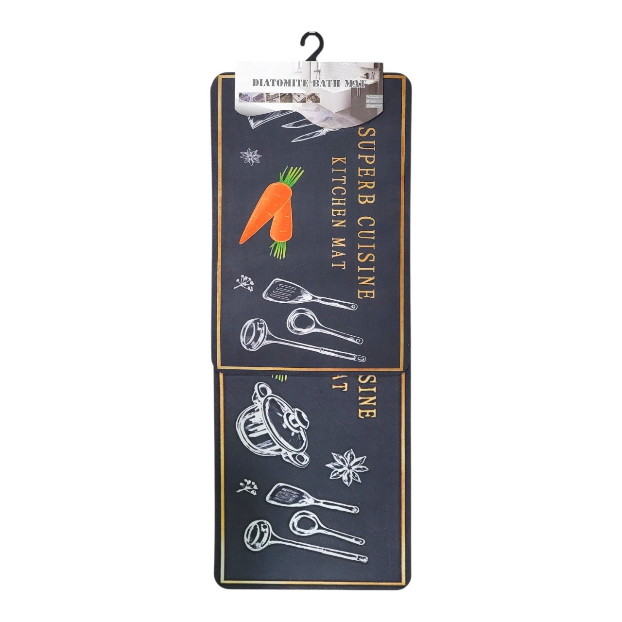 ALFOMBRA ANTIDESLIZANTE DE DIATOMITA 2PCS JIAERMEI