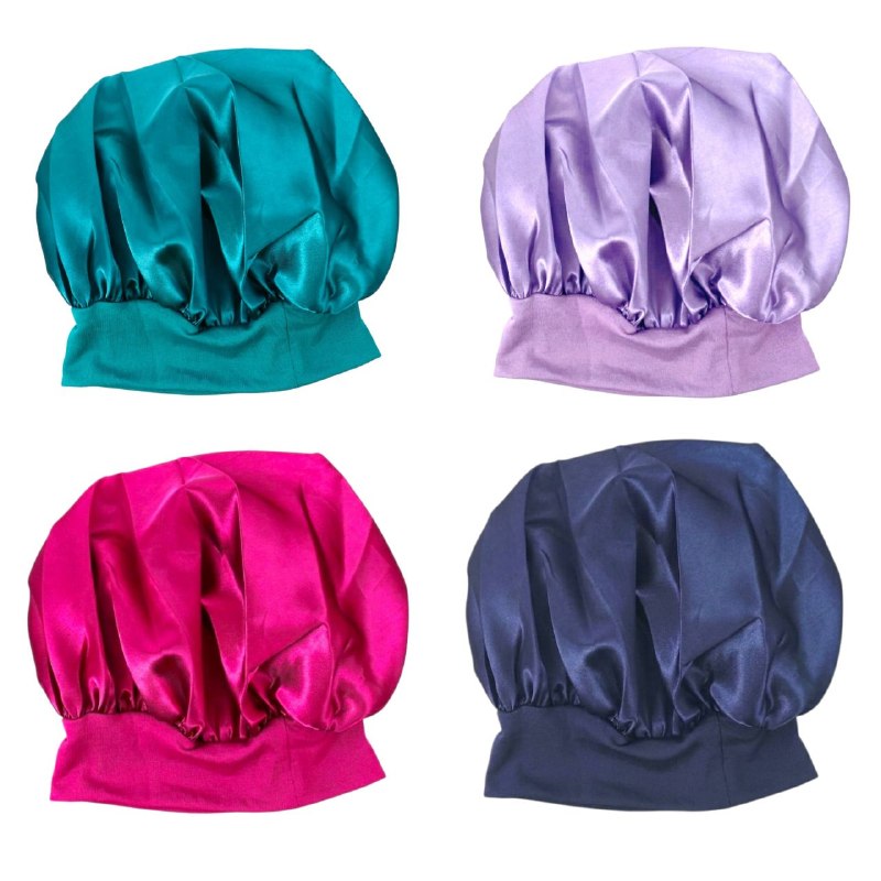 GORRO PROTECTOR DE SATIN PARA DORMIR 24X20CM