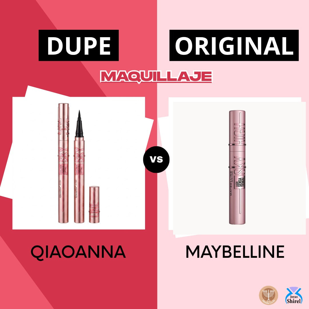DELINEADOR DE OJOS LIQUIDO IMPERMEABLE SUAVE Y DELICADO QIAOANNA 1ML (DUPE DE MAYBELLINE)