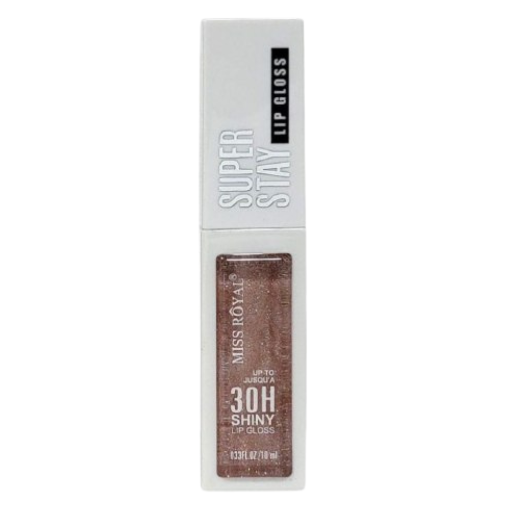 BRILLO LABIAL DE LARGA DURACION SUPER STAY 30H MISS ROYAL 10ML (DUPE DE MAYBELLINE)