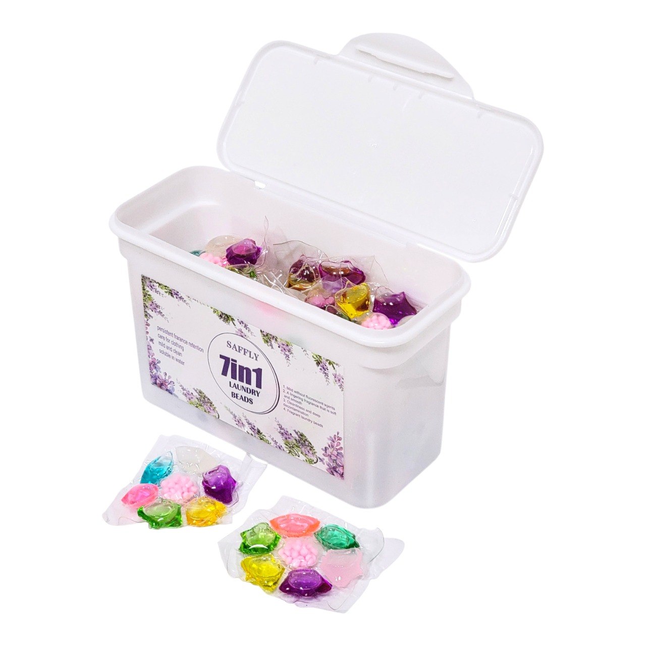 CAPSULAS DE DETERGENTE CONCENTRADO 7 EN 1 SAFFLY 30PCS