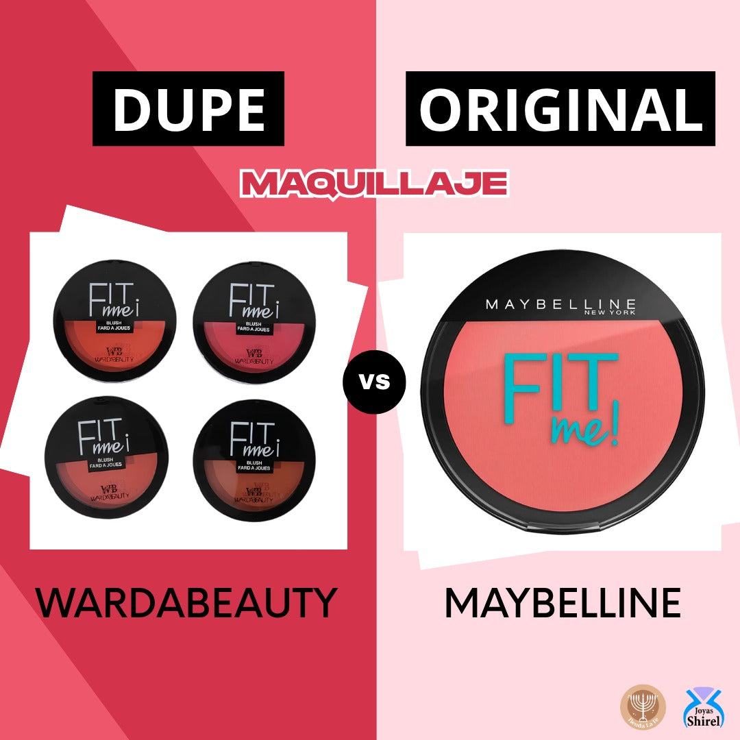 RUBOR DE LARGA DURACION DE ASPECTO NATURAL FIT NNEI WARDABEAUTY (DUPE DE MAYBELLINE)