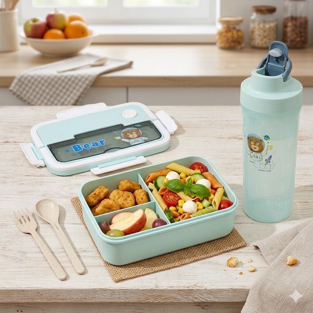 SET DE RECIPIENTE PANA PARA ALIMENTOS Y BOTE INFANTIL