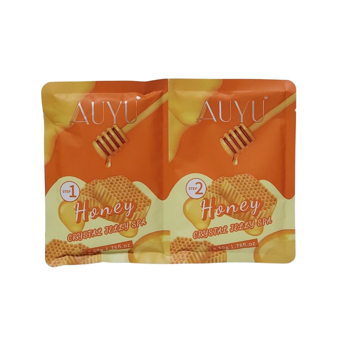 SET DE SPA PARA PEDICURA TERAPEUTICO AROMA A MIEL AUYU 50GX2