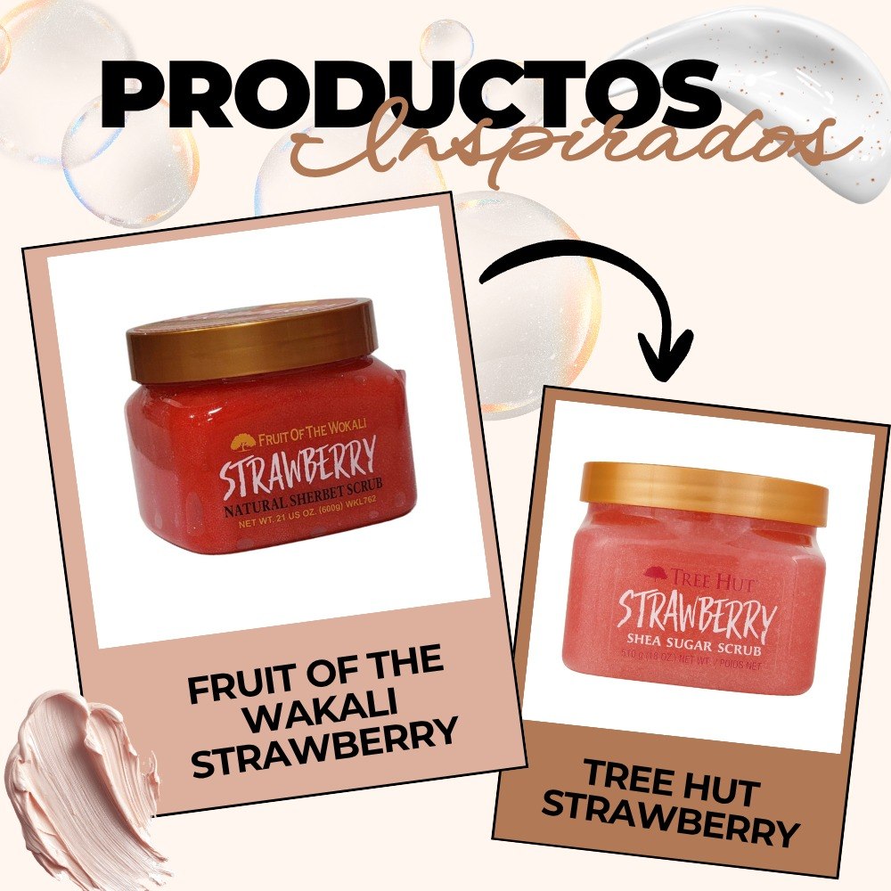 EXFOLIANTE CORPORAL ILUMINADOR Y ANTIOXIDANTE CON EXTRACTO DE FRESA FRUIT OF THE WOKALI 600G