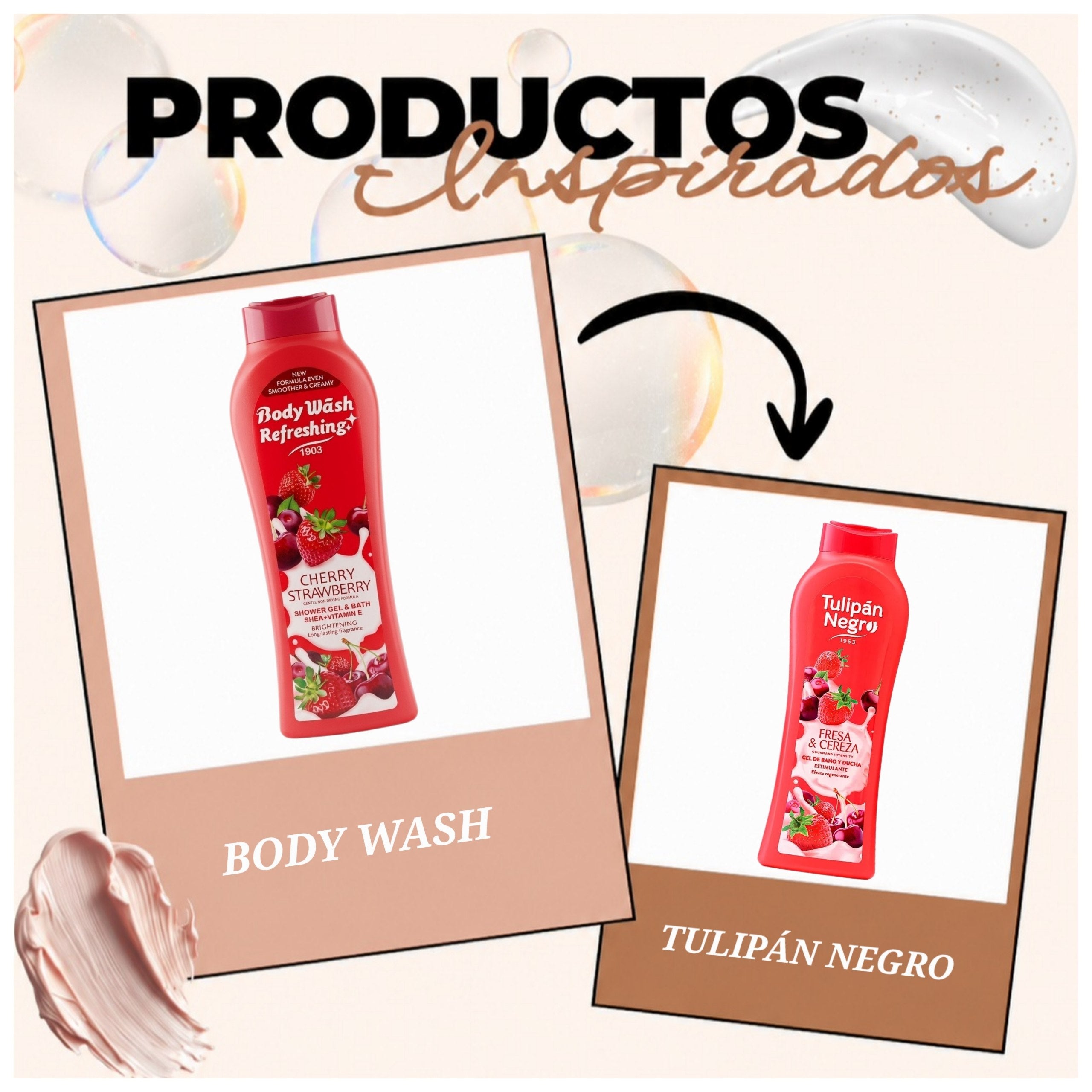 GEL DE DUCHA REFRESCANTE CON AROMA FRUTAL CONCENTRADO EN CEREZAS Y FRESAS 650ML