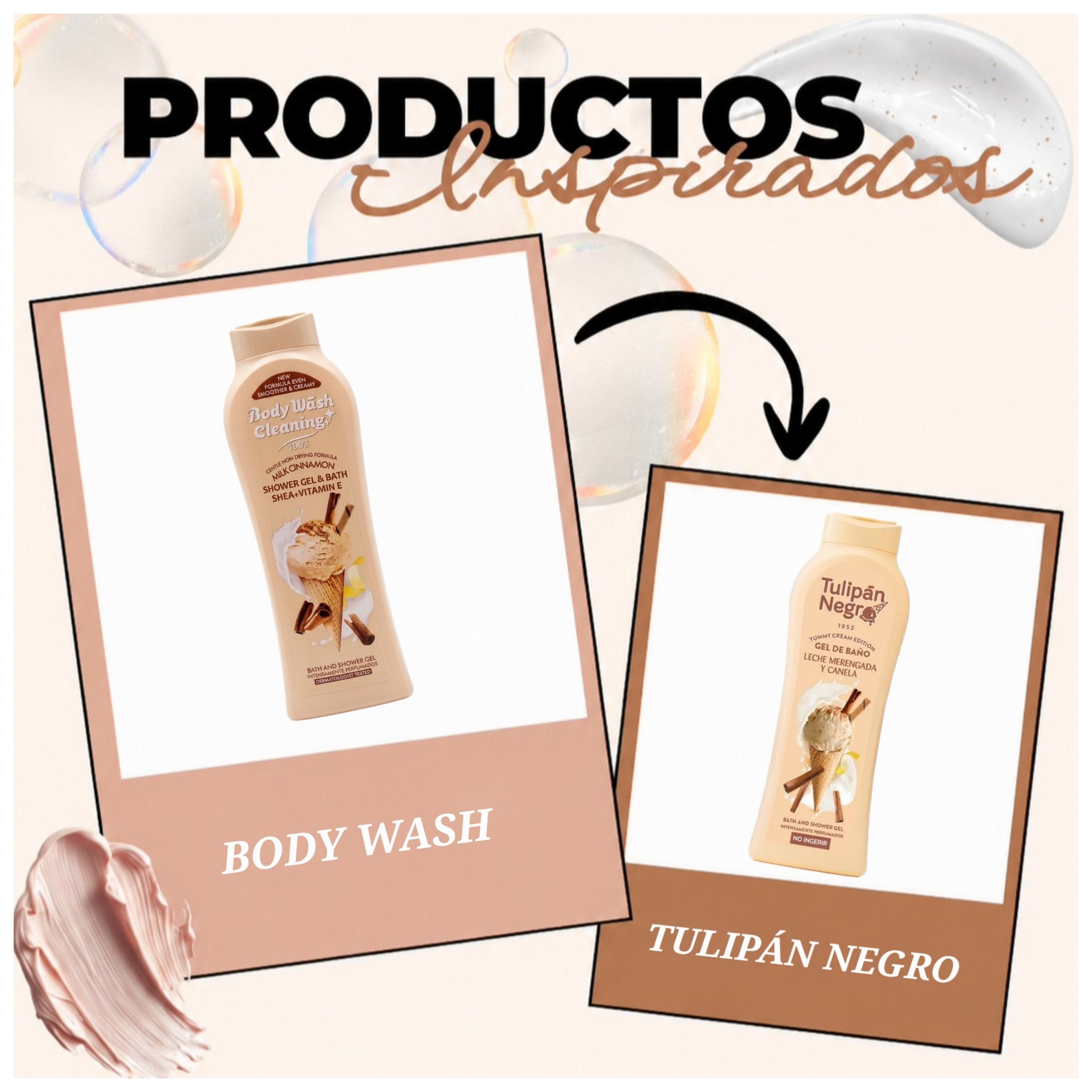 GEL DE DUCHA HIDRATANTE AROMA A LECHE Y CANELA 650ML