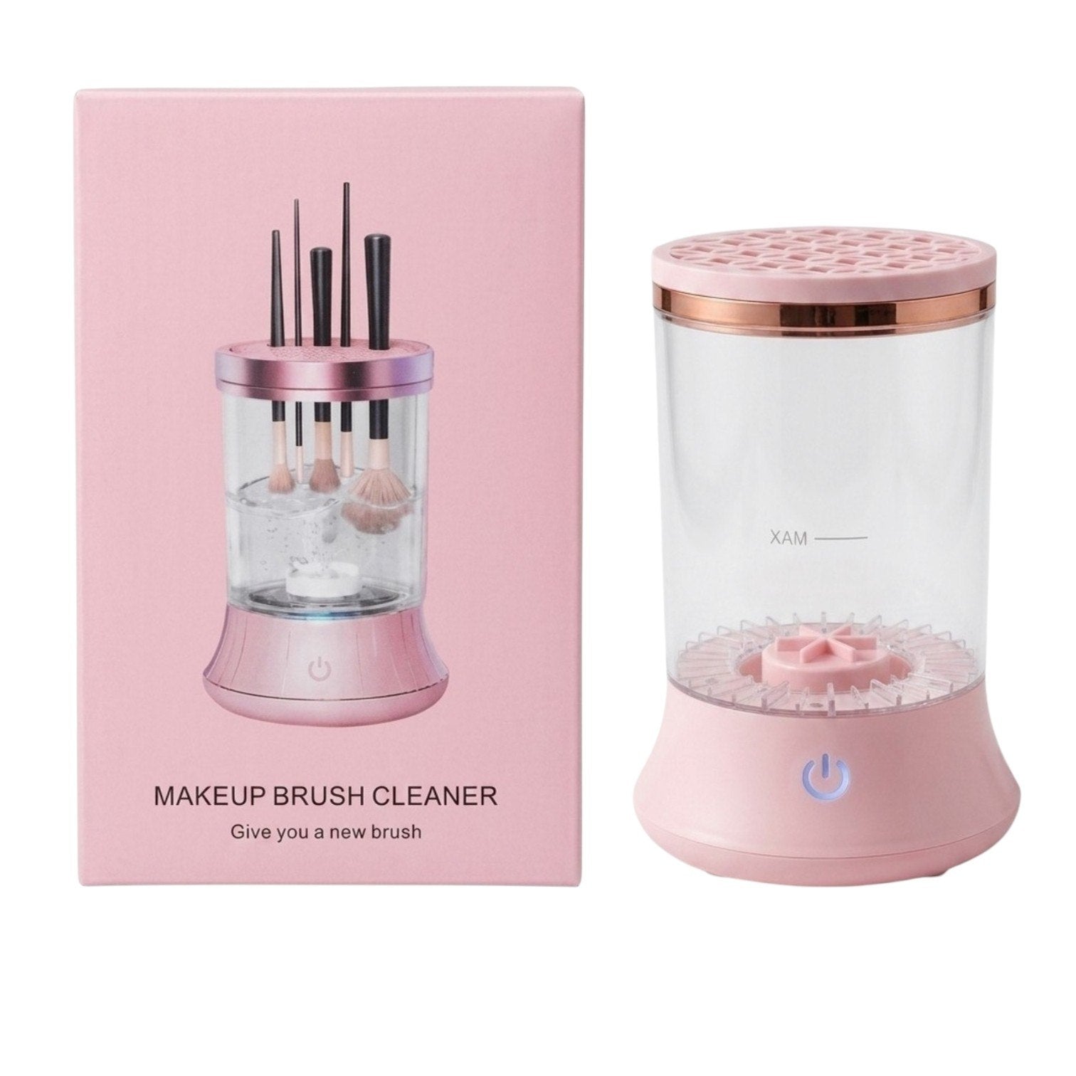 LIMPIADOR DE BROCHAS DE MAQUILLAJE ROTATORIO ELECTRICO DE POTENCIA 5V