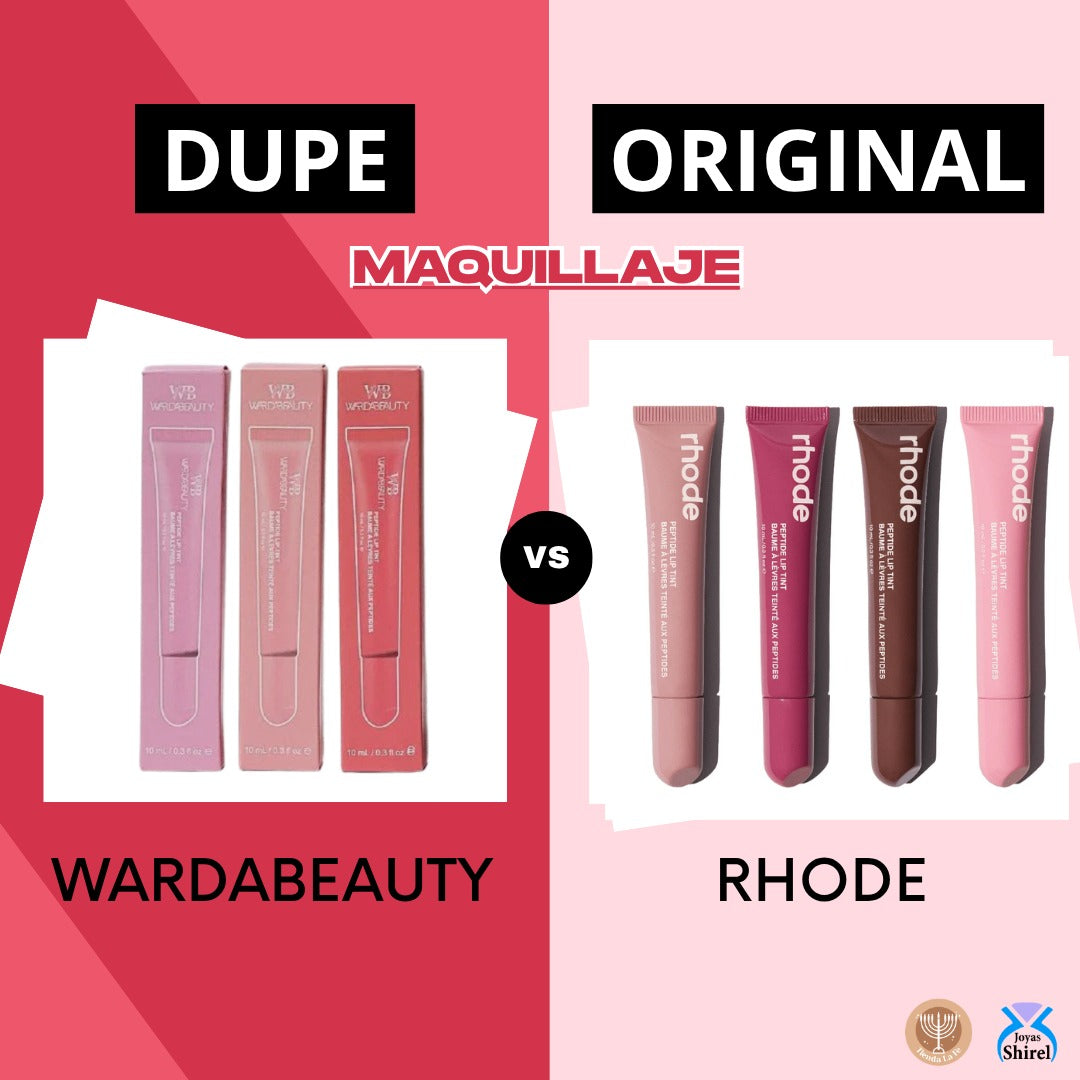 BALSAMO LABIAL CON COLOR DE PEPTIDOS WARDABEAUTY 10ML (DUPE DE RHODE)