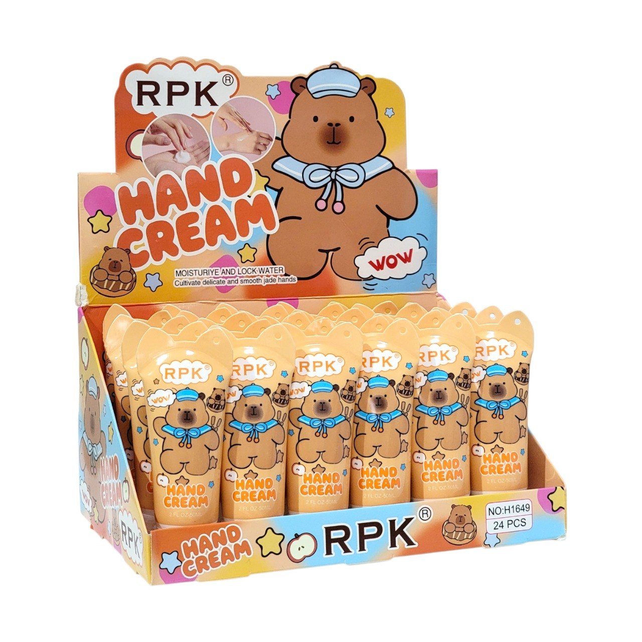 CREMA PARA MANOS CON DISEÑO DE CAPIBARA RPK 50ML