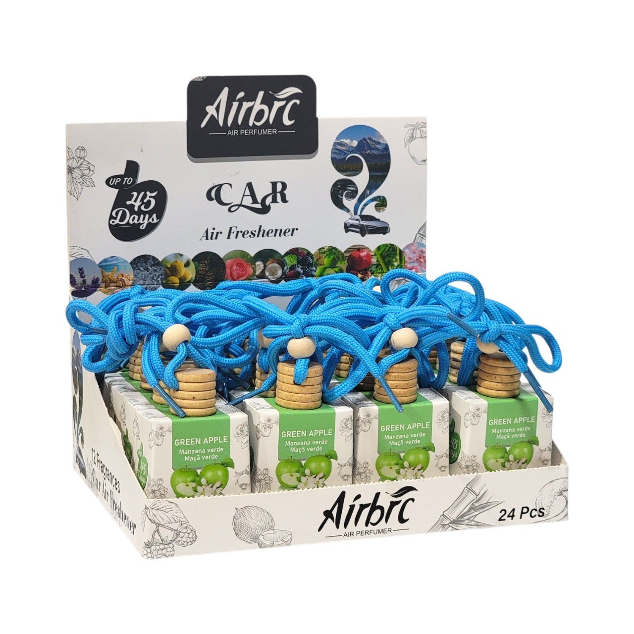 AMBIENTADOR PARA CARRO AROMA A MANZANA VERDE AIRBRC