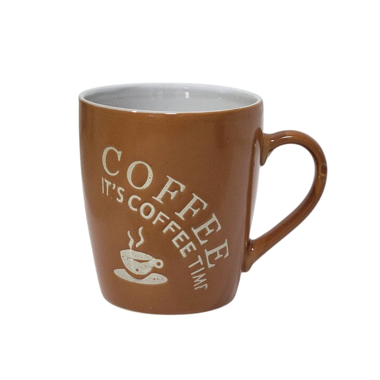 TAZA DE CERAMICA CON DISEÑO DE CAFE 8CM