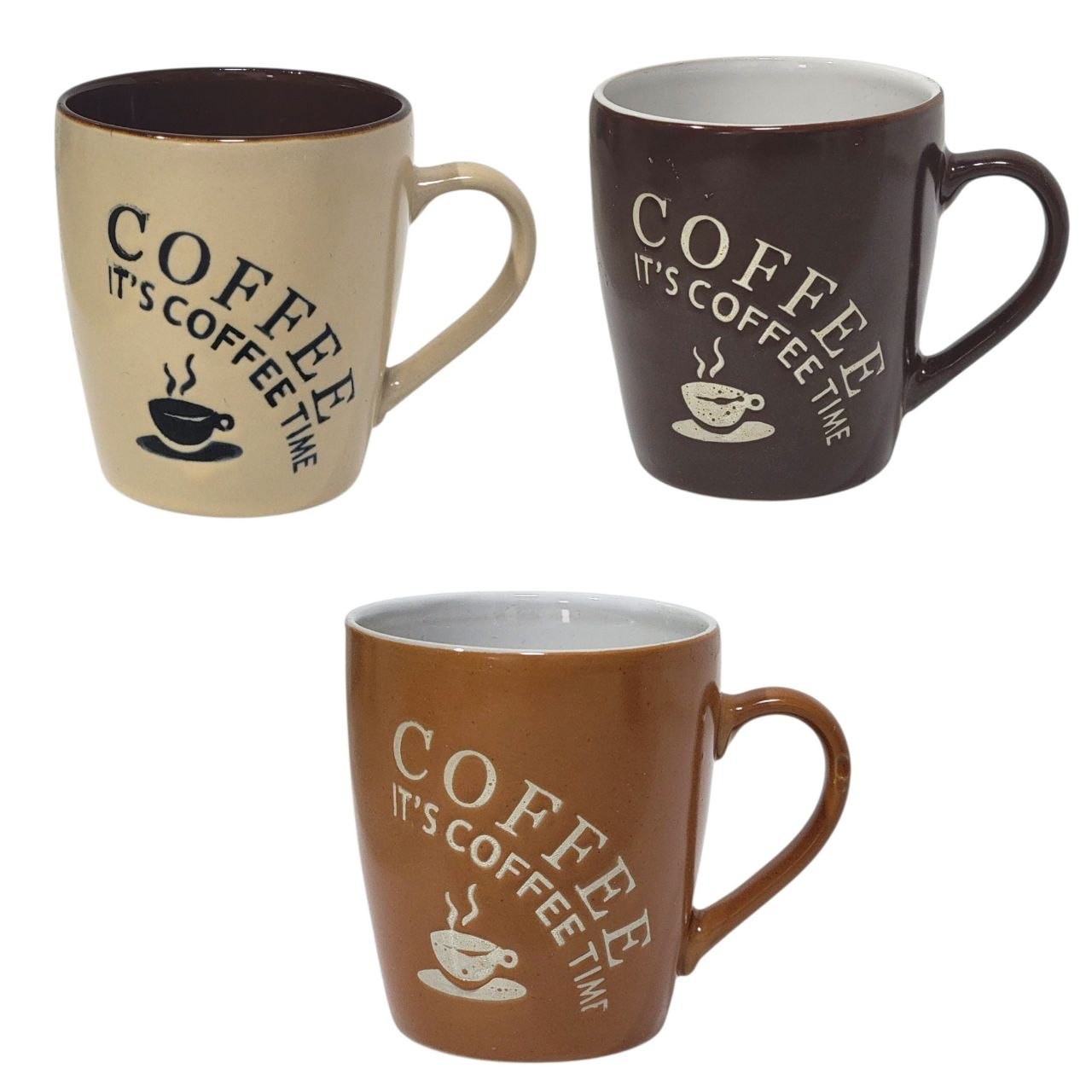 TAZA DE CERAMICA CON DISEÑO DE CAFE 8CM