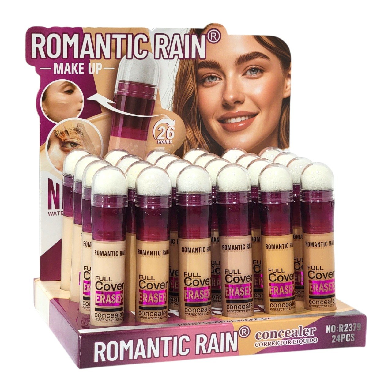 CORRECTOR LIQUIDO PERFECCIONADOR 6 TONOS ROMANTIC RAIN (DUPE DE MAYBELLINE)
