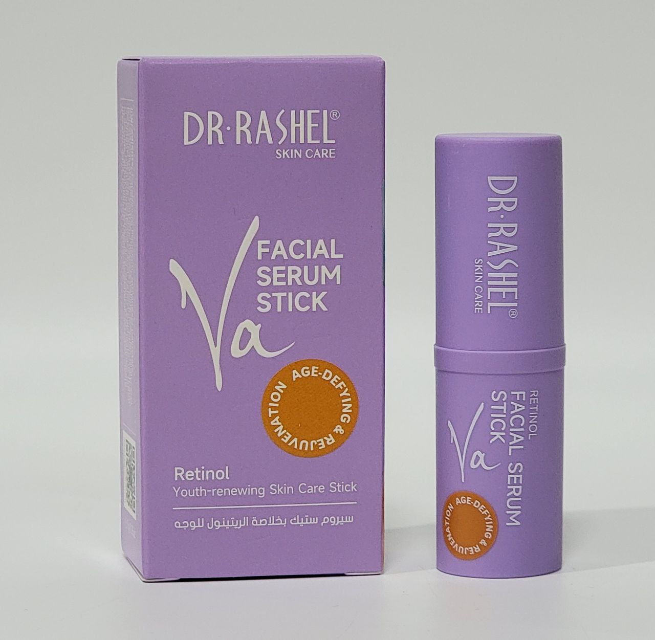 SUERO FACIAL EN BARRA CON RETINOL, ANTIENVEJECIMIENTO Y SUAVIZA, MEJORA LAS LINEAS Y ARRUGAS DR RASHEL SKIN CARE FACIAL SERUM STICK VA 7G
